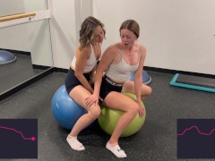 Vibes and Big Bouncy Balls | Public Lush | Serenity Cox & Nadia Foxx - Screenshot 15 of 16 - Nike Pro