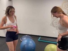 Vibes and Big Bouncy Balls | Public Lush | Serenity Cox & Nadia Foxx - Screenshot 9 of 16 - Gym