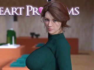 heart problems, milf, big tits, adult visual novel