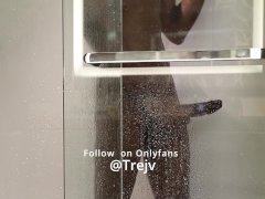 Stroking My 10-inch BBC In The Shower