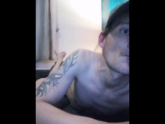 naked and chilling on gay zoom blowing some clouds part 3