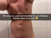 Preview 4 of 18 year old teen cheats on her boyfriend with her ex on Snapchat after gym workout doggy style