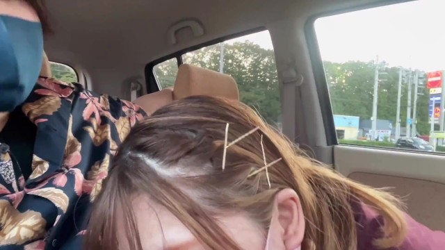 【初体験】むちむち看護師が彼シャツノーパンデート♡我慢できずに駐車場で露出フェラチオ♡ Japanese/HENTAI/amateur/POV/outdoor/露出/個人撮影/スマホ/ハメ撮り