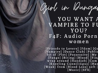 F4F | ASMR Audio Porn for Women | you want a Vampire Girlfriend? | Fucking you in the Vamp Club