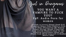 F4F | ASMR Audio porno para mujeres | ¿Quieres una novia vampiro? | Follandote en el club de vamp