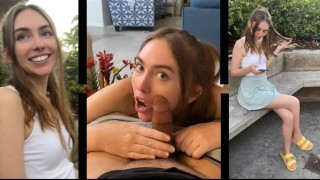 TATE Method Youtuber Picks Up Blue Eyes Teen Stranger In PUBLIC And She Blows Him Funny Porn