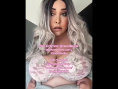 BBW playing with huge tits