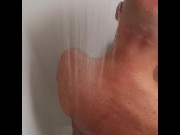 Preview 3 of 'Secret' campsite shower cam! Watch him in the shower. Soaping himself up!