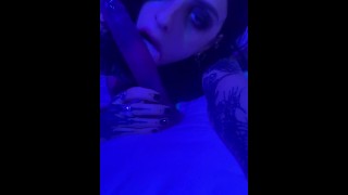 Hot Blowjob from Tattooed Horny Slut