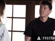 Preview 2 of PURE TABOO Kyler Quinn Takes Turns Getting Fucked By New Stepdad & Stepbro