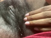 Preview 6 of Hairy Pussy getting wetting by watching porn OF