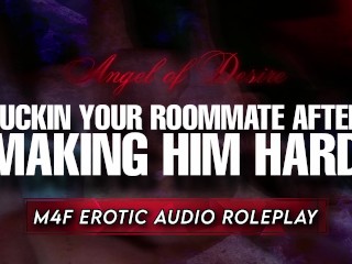 Crawling into your Roommate's Sheets at Night & Making his Cock Hard for you | M4F Erotic Audio