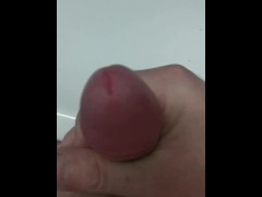 little shiny pre cum