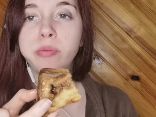 feederism, fetish, solo female, mukbang