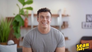 SEAN CODY - Tall & Muscular Hunk Clark Reid Loves Masturbating In Front Of The Camera