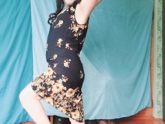 Hot Blonde Gay in Milf Dress Youtuber CrossdresserKitty