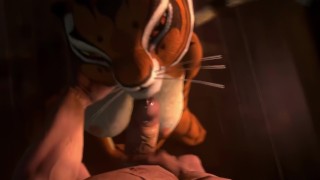 Tigre de Kung Fuu PAnda Love anal dur en 4k UHD