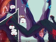 Preview 4 of Spider Verse 18+ Comic Porn Sticky Web (Gwen Stacy xxx Miles Morales)