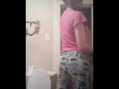 sissy millie night time wetting in my jammies!