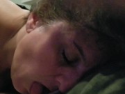 Preview 5 of Chubby ex let me record on my phone - POV DICK SUCKING