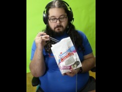 Sitting Alone in My Room Eating an Entire Bag of Hostess Donettes Chocolate Frosted Mini Donuts