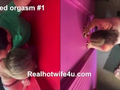 Teasing guys while they get orgasms ruined at the gloryhole but letting them fuck me after