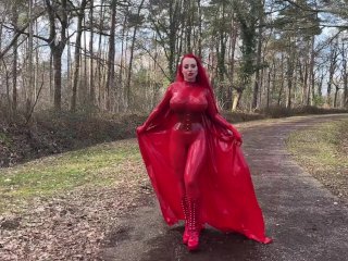 Miss Fetilicious Latex Super Hero