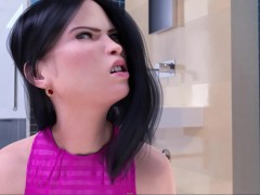 Slut Monika Buckfett sucks two dicks for 500 dollars | hot_cartoons