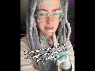 Anuskatzz Tattoo Bodymodification Hippie Goth Punk Onlyfans Model Talks about her Philosophy of Life