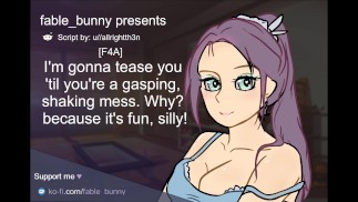 Gentle domme teases you relentlessly until you cum but theres a catch -Erotic Audio Roleplay for Men
