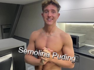 Semolina Puding , Naked Cooking
