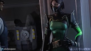 Chamber invited Viper out Animation (nagoonimation) [Valorant]