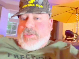 Military Man Orders you to Suck his Cock and Lick his Dirty Hole and then Cums in his Jock