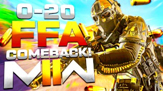 Modern Warfare 2: ''0-20 FFA COMEBACK WIN'' - Free For All Challenge # 5 (MW2 Comeback Win)
