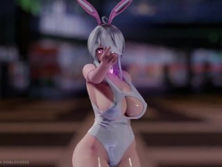 dancing, anime, solo female, big boobs