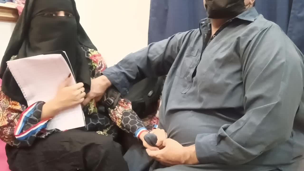 Hot Pathan Techer Boy - Desi Student Girl in Hijaab first Time Sex with Tution Teacher - Pornhub.com