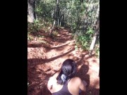 Preview 1 of Sexo con desconocida sin condon en el bosque