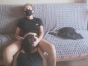 Preview 3 of I asked my friend to lick my pussy, my roommate is a lesbian
