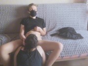 Preview 5 of I asked my friend to lick my pussy, my roommate is a lesbian