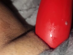 Watching porn leaves her with very wet panties🫣WHAT A DELIGHTFUL ORGASM!!!