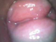 Endoscope Inside Me: Soaked And Full Of Cum