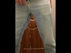Pissing while standing in the toilet in the morning POV (upon request from a subscriber)