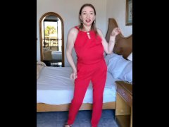 MariaOld milf dance and shake huge natural boobs