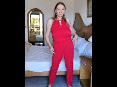 MariaOld milf dance and shake huge natural boobs