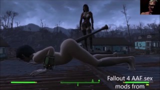 Fallout 4 Sex Mod Gameplay |Ongeziene pervert dubbele penetratie