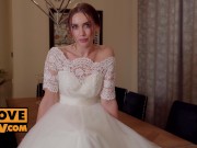 Preview 6 of POV - Sexy bride to be Luxury Girl craves your company after running out on fiancé