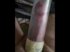 Improvised Pump Treatment for 7 Inch Monster Cock (Pumped Size Adds 1")