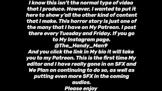 Это что-то другое, лол. Страшилка, которую я собрал воедино (только аудио) {Фэнтези}