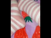 Preview 1 of Babygirl playing in her fuzzy socks