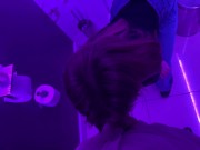 Preview 2 of Дал в рот рандомной телке в ночном клубе, прям в туалете
